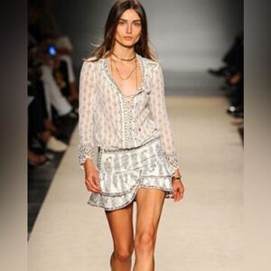 Isabele Marant Runway “Alicia” Lace Up Tunic in XS